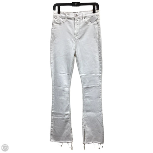 Jeans Boot Cut By Hudson In White Denim, Size: 8