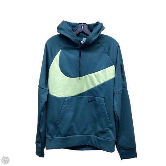 Athletic Jacket By Nike Apparel In Green, Size: S