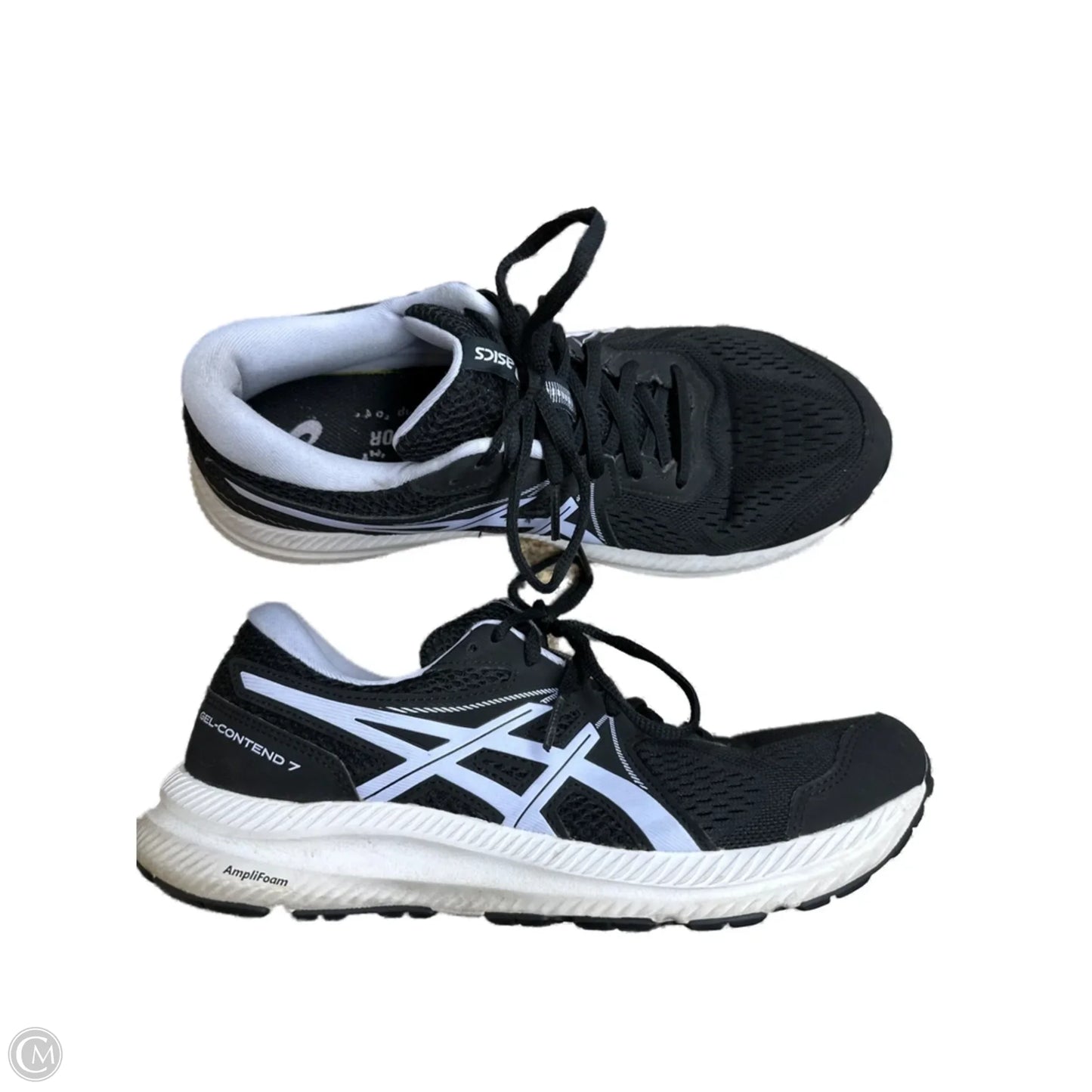 Shoes Athletic By Asics In Black & Purple, Size: 10