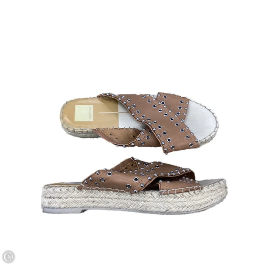 Sandals Flats By Dolce Vita In Brown, Size: 9