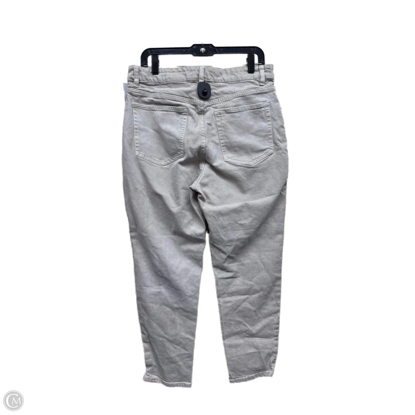 Jeans Straight By H&m In Brown Denim, Size: 14