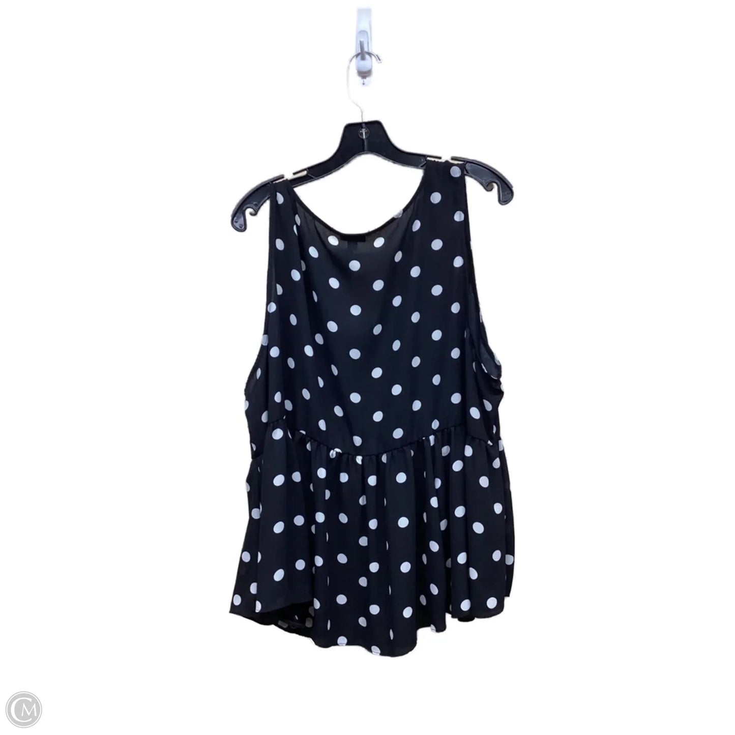 Top Sleeveless By Torrid In Polkadot Pattern, Size: 3x