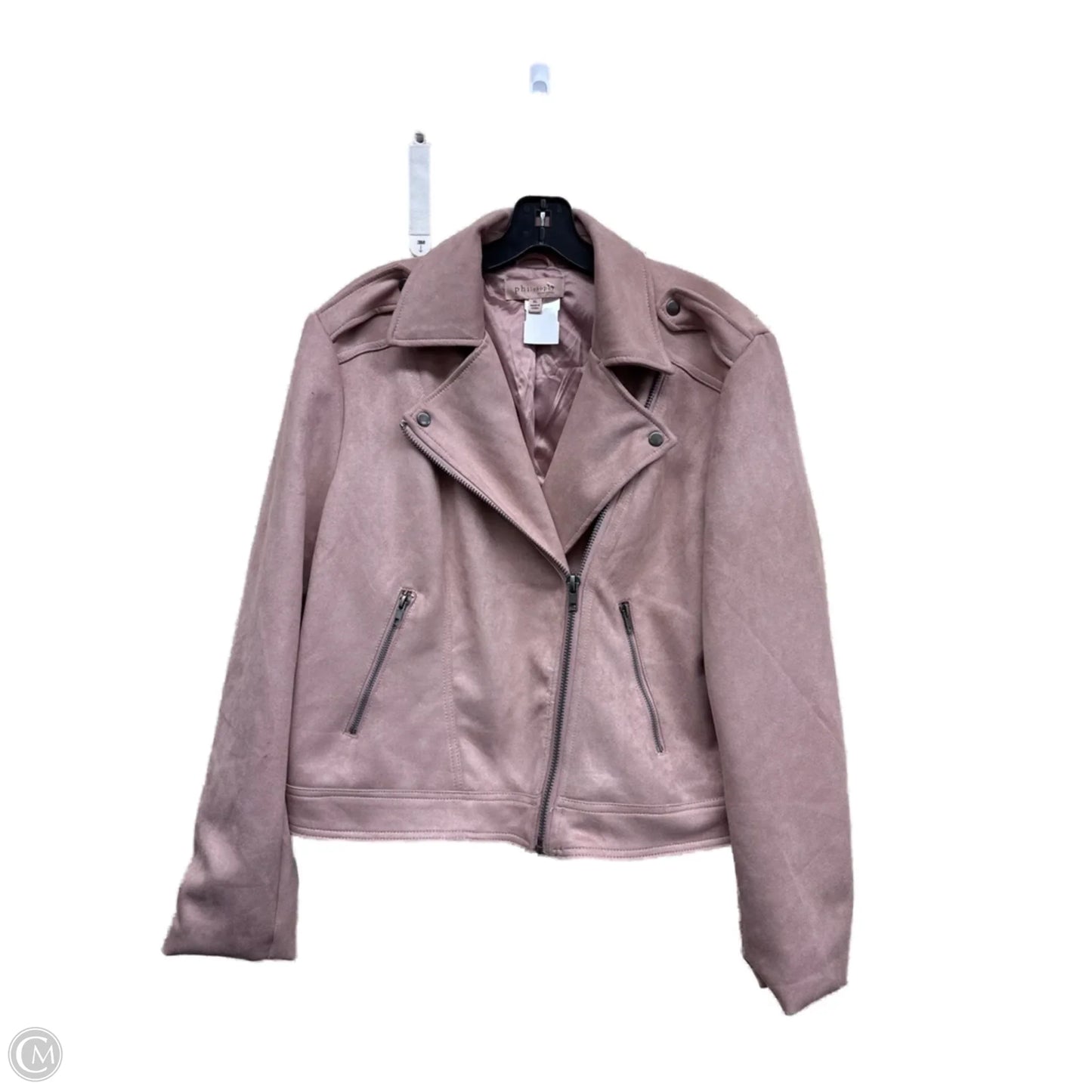 Jacket Other By Philosophy In Pink, Size: Xl