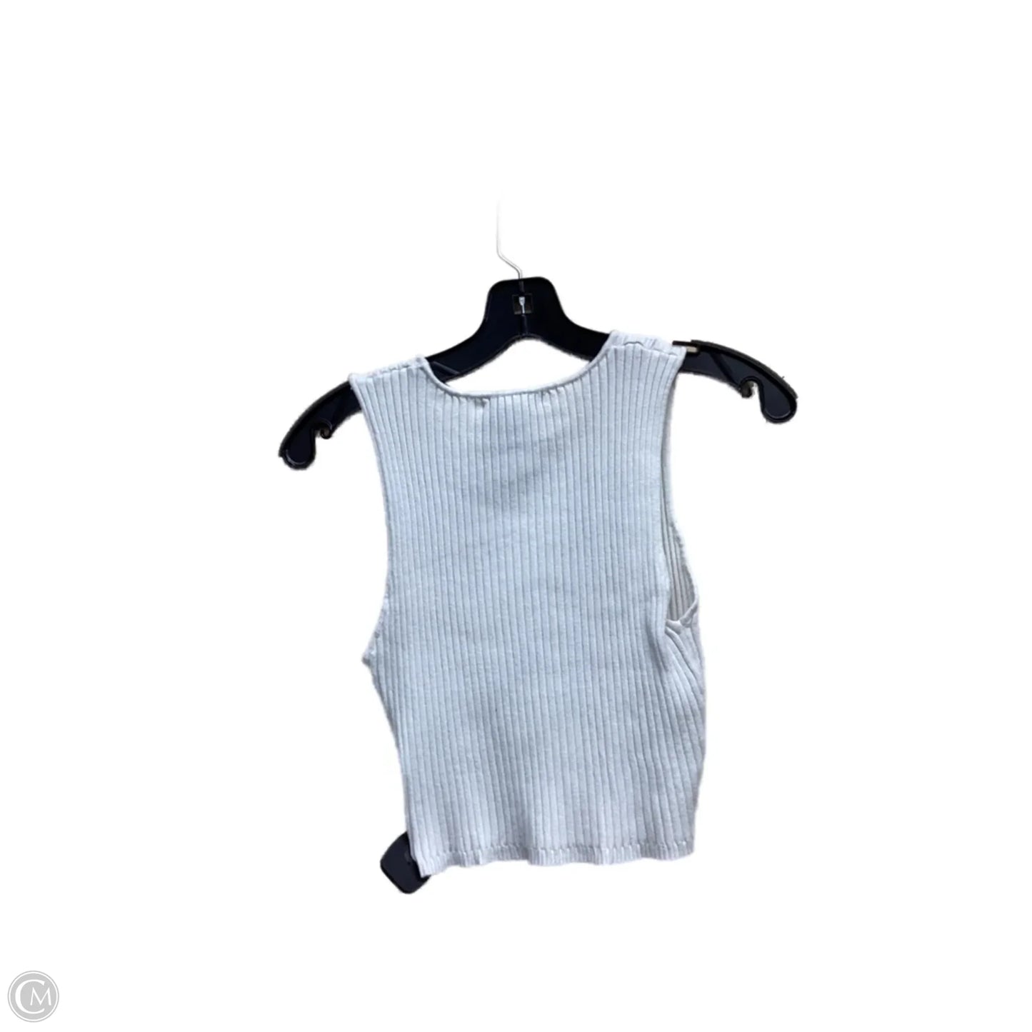 Top Sleeveless By Forever 21 In White, Size: S