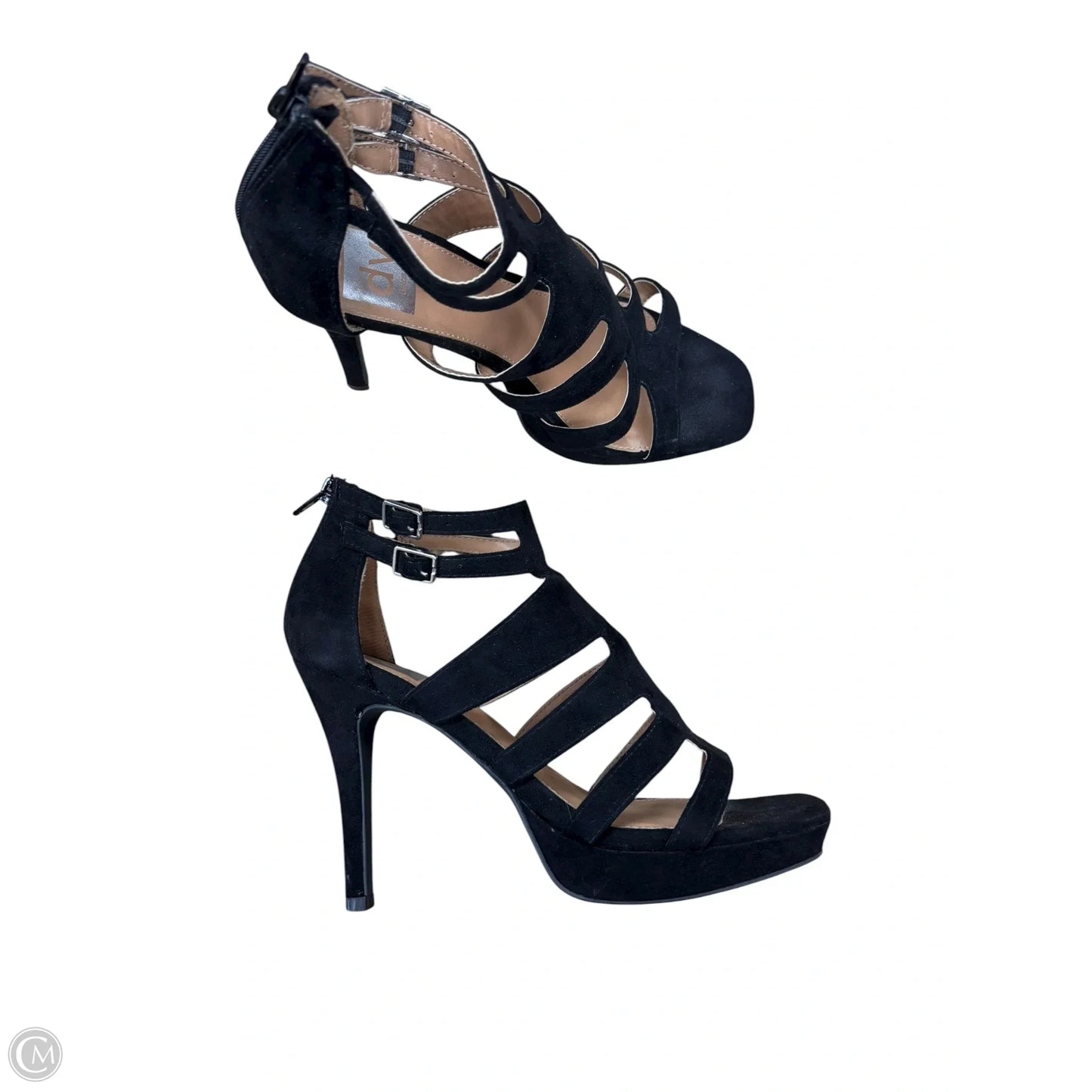 Sandals Heels Stiletto By Dolce Vita In Black, Size: 8