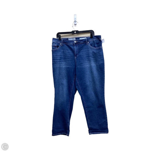 Jeans Straight By Code Blue In Blue, Size: 18