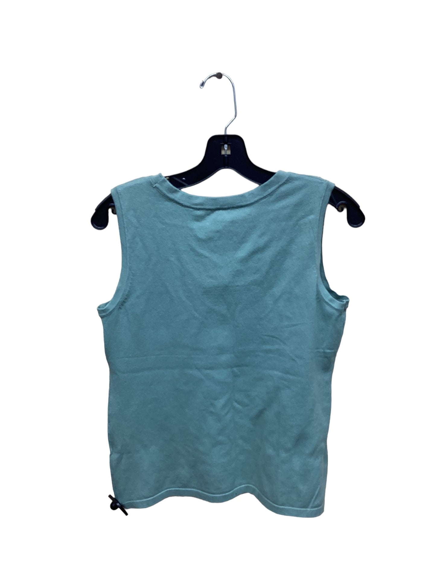 Green Top Sleeveless Christopher And Banks, Size S