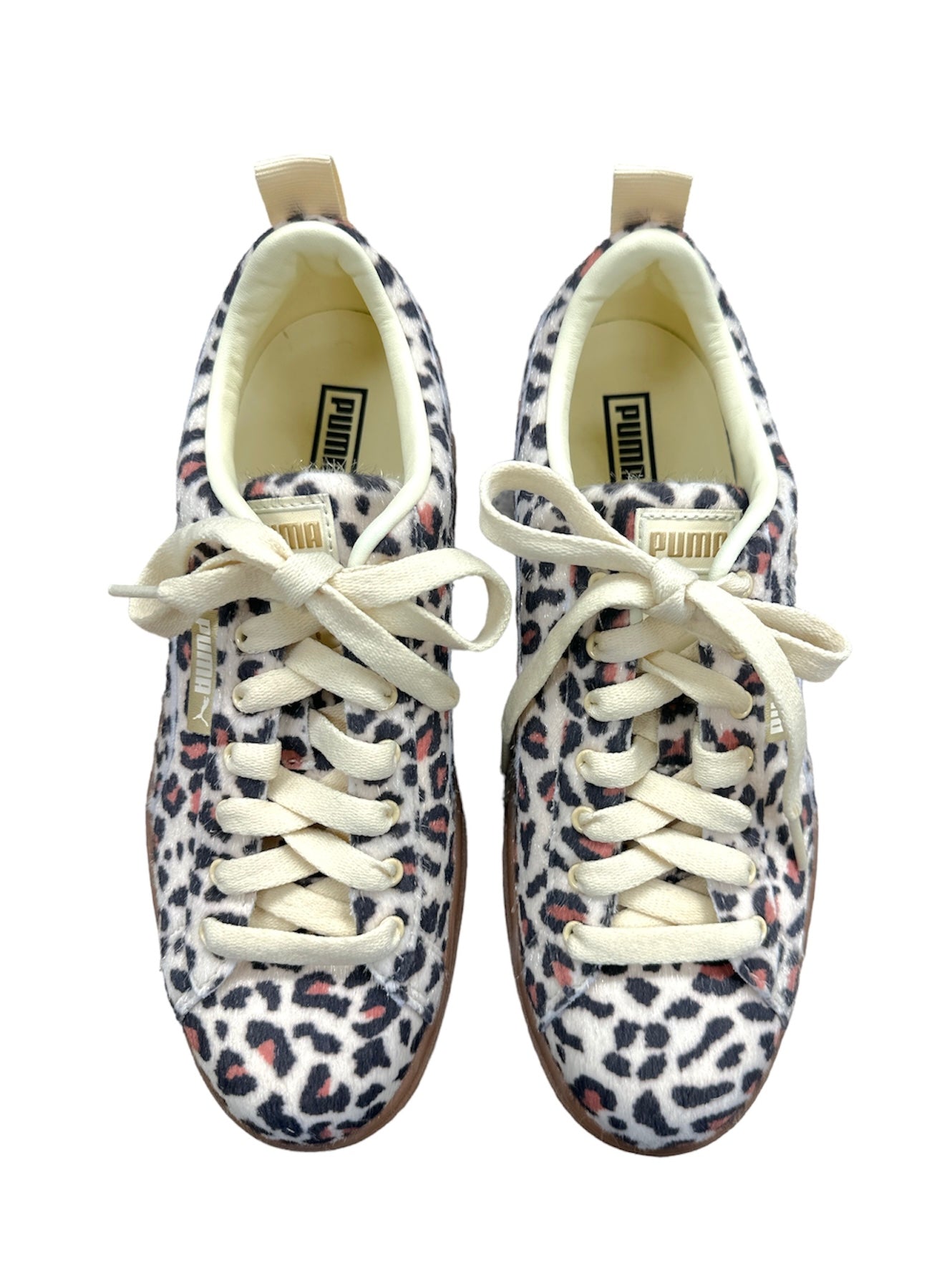 Animal Print Shoes Sneakers Platform Puma, Size 8.5