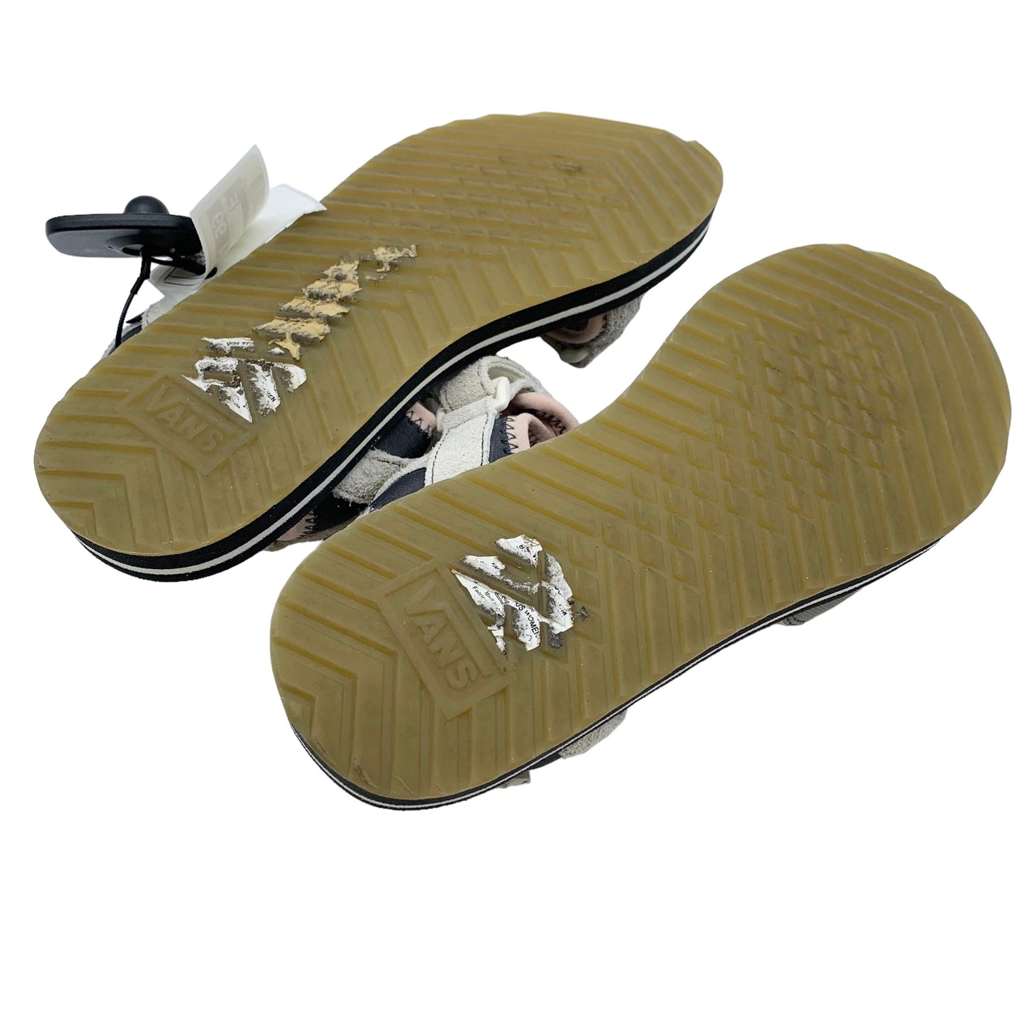 Ivory Sandals Flip Flops Vans, Size 9