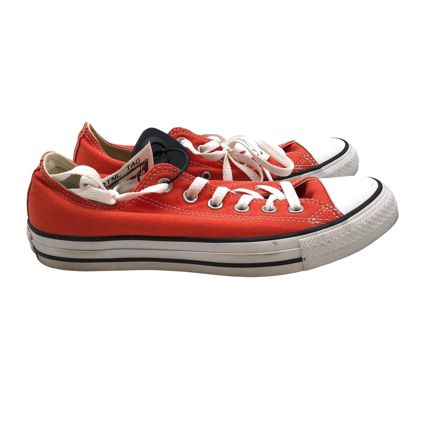 Orange Shoes Sneakers Converse, Size 8