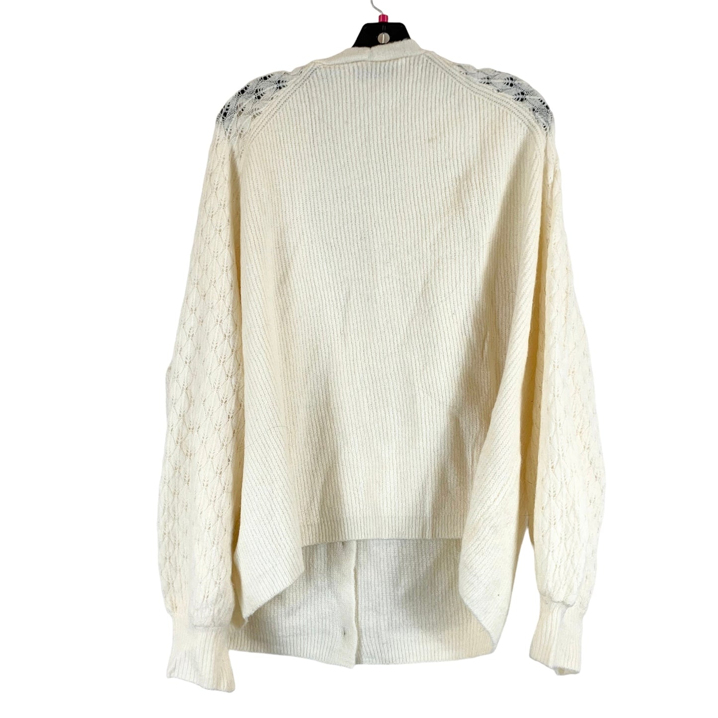 Cream Sweater Cardigan Lane Bryant, Size 4x
