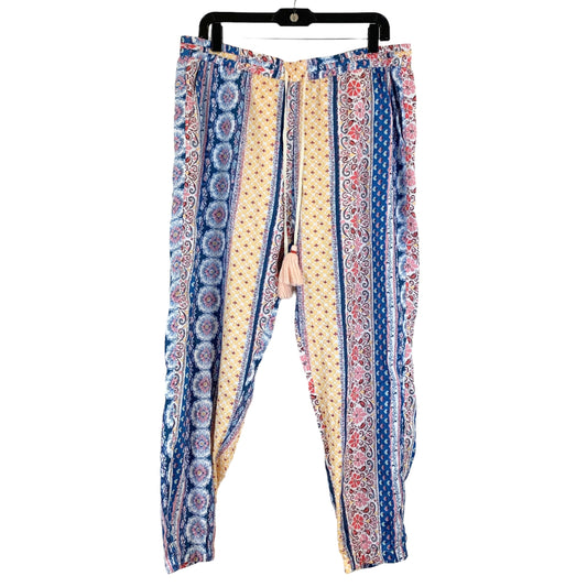 Blue & Yellow Pajama Pants Sundance, Size L