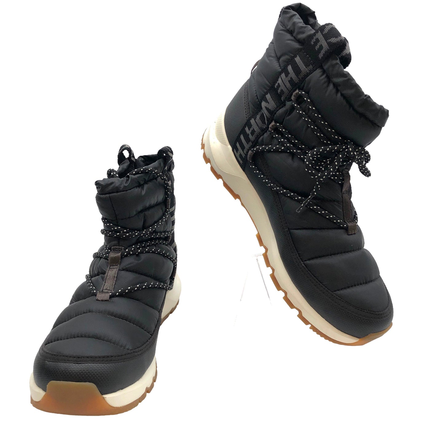 Black & Cream Boots Snow The North Face, Size 11