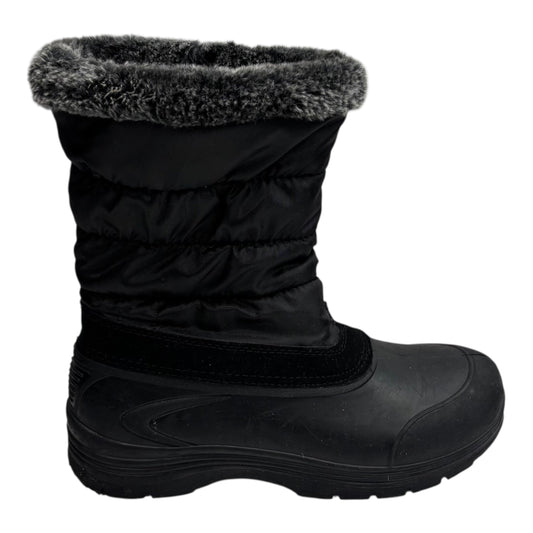 Boots Snow By Time And Tru In Black, Size:9