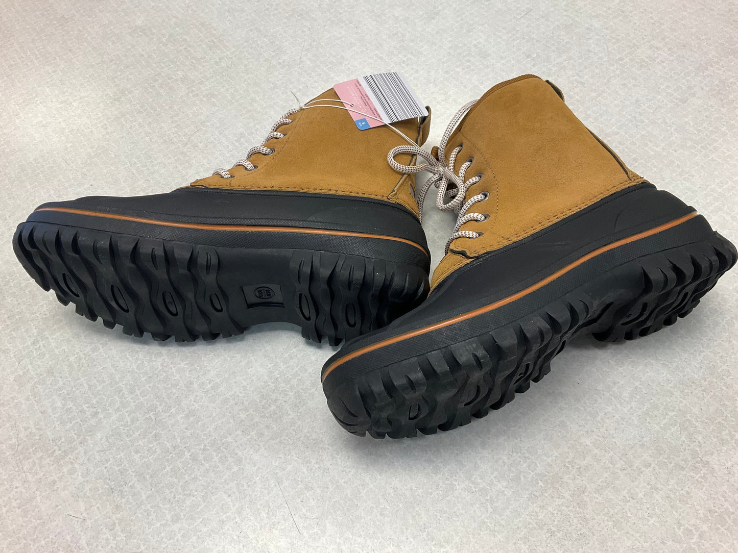 Boots Snow By Clothes Mentor In Brown, Size: 8