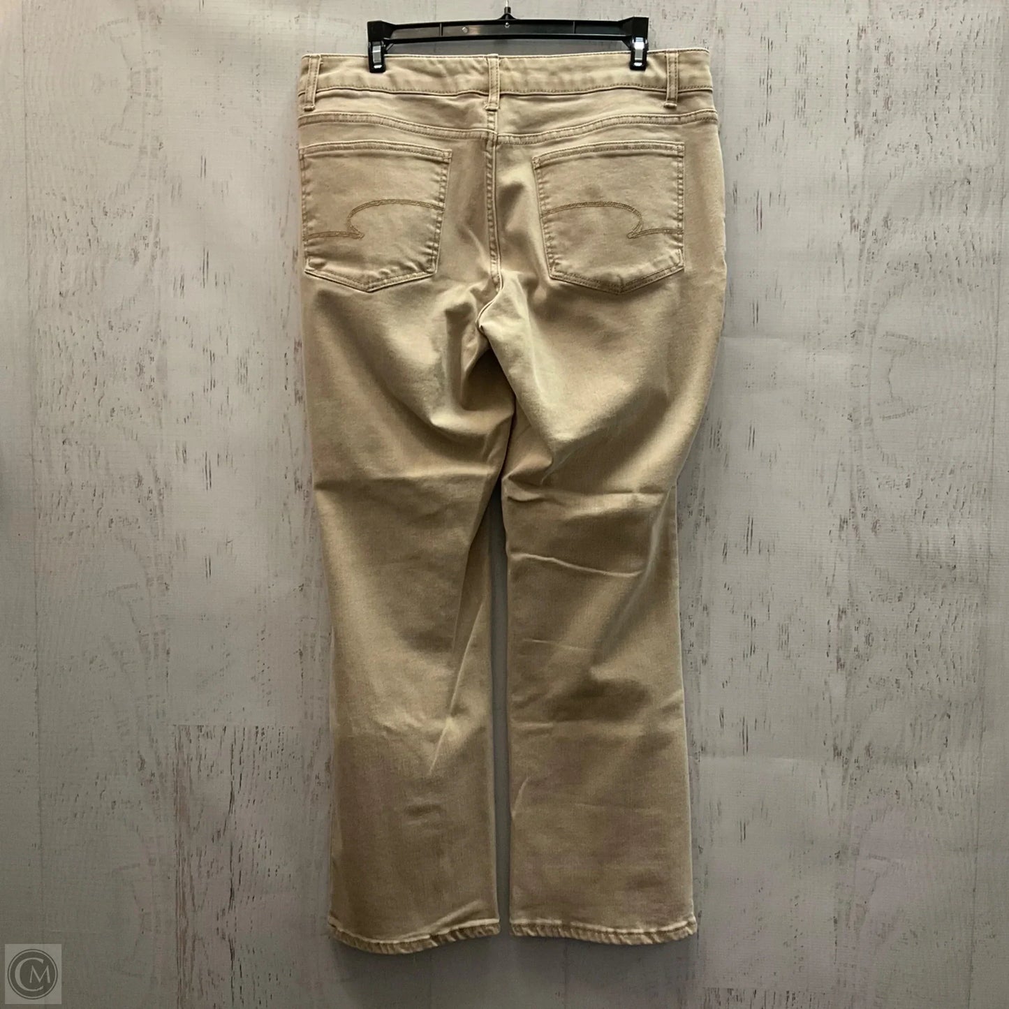 Jeans Boot Cut By Time And Tru In Tan, Size: 16