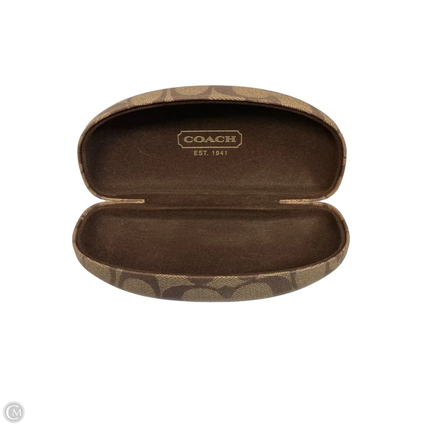 Sunglass Case Designer By Coach, Size: Medium