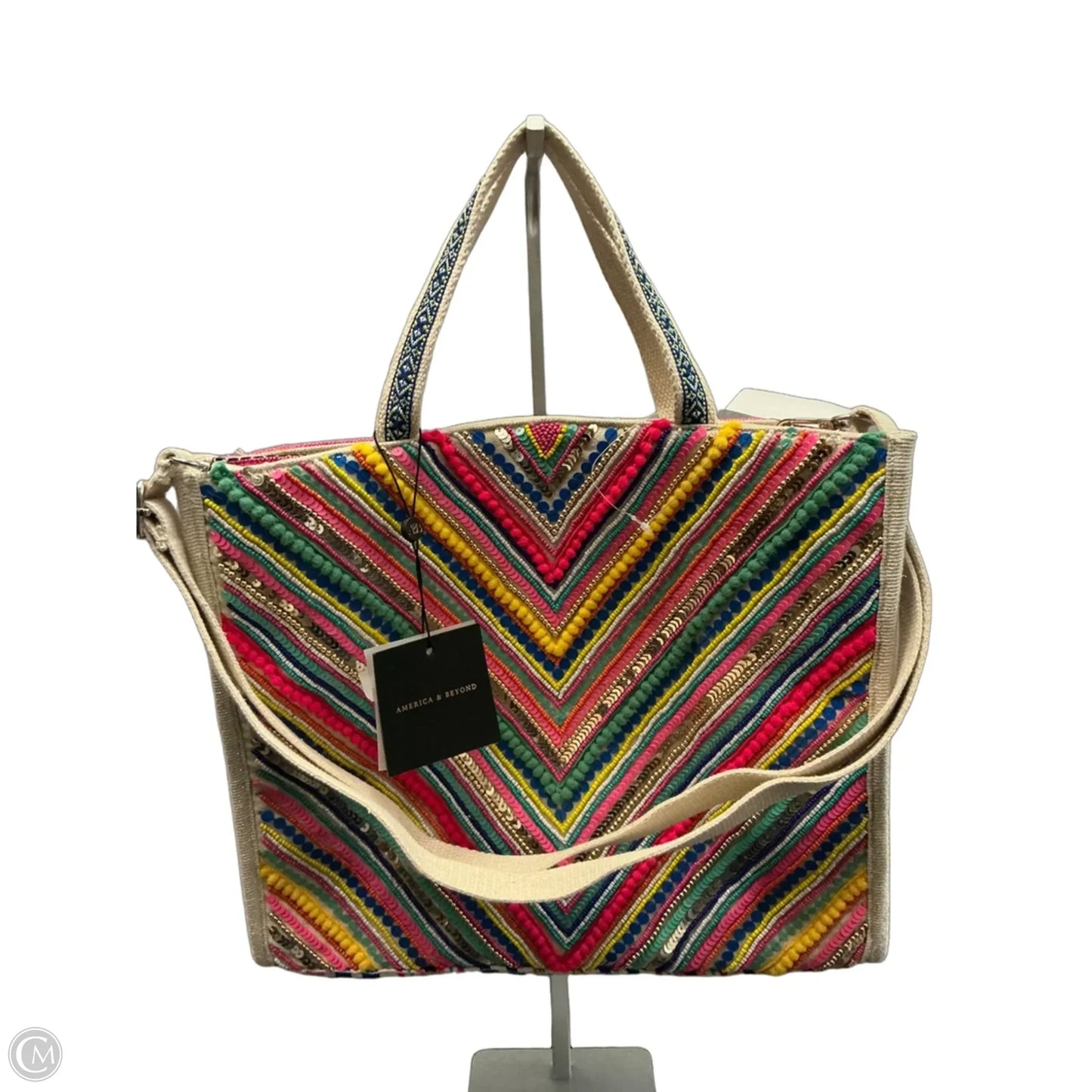 Tote By Clothes Mentor, Size: Large
