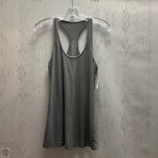 Athletic Tank Top By Lululemon In Grey, Size: M