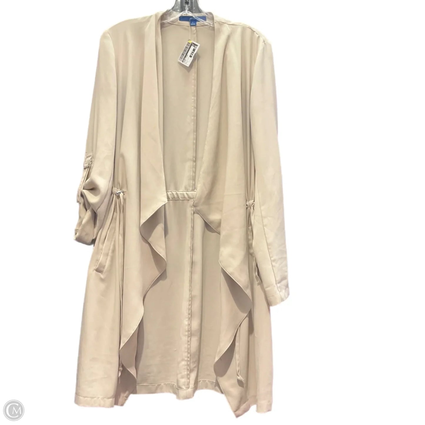 Jacket Other By Apt 9 In Beige, Size: L
