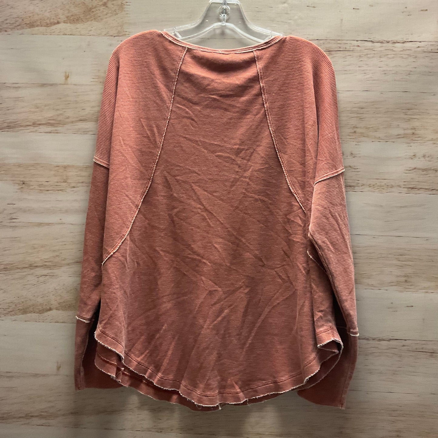 Top 3/4 Sleeve By Lucky Brand In Red, Size: Xl