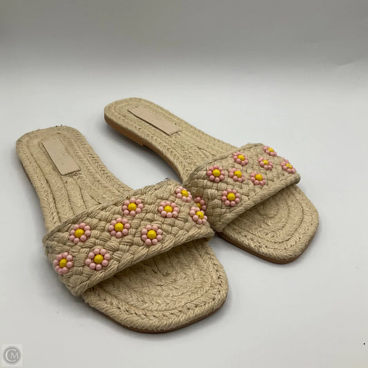 Sandals Flats By Asos In Tan, Size: 9