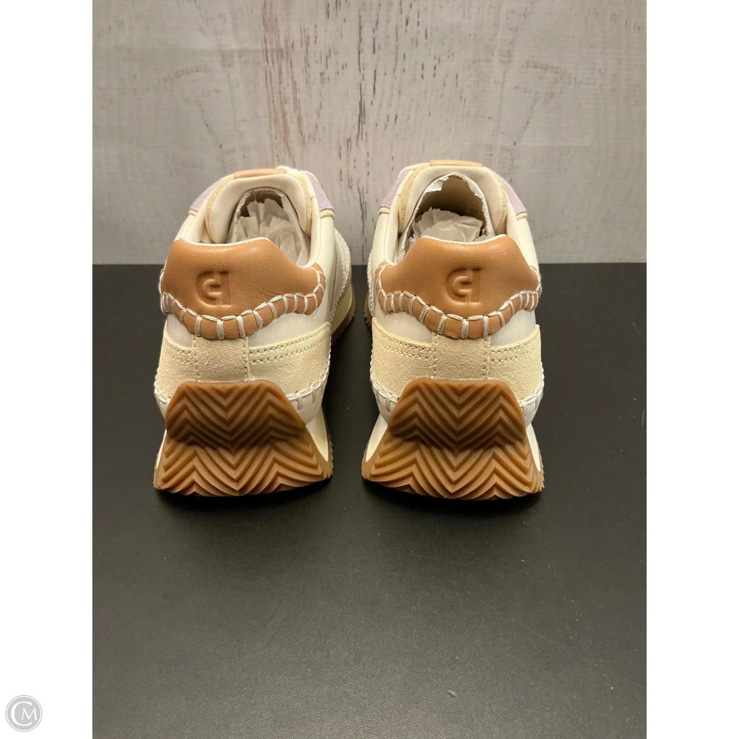 Shoes Sneakers By Cole-haan In Cream & Purple, Size: 7.5