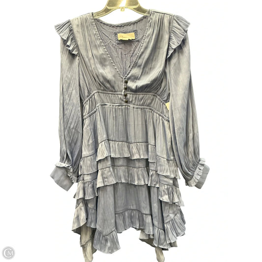 Dress Casual Midi By Anthropologie In Purple, Size: Xs
