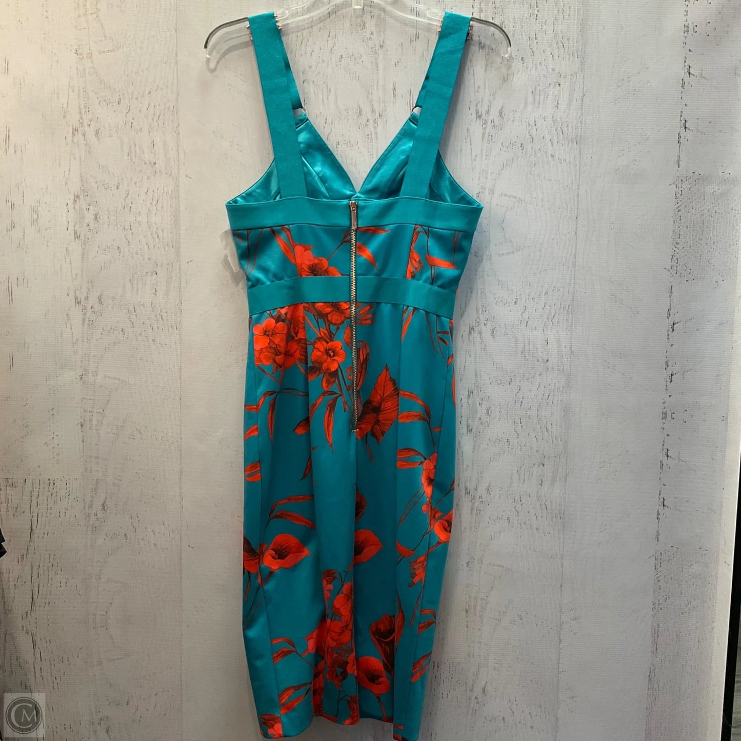 Dress Casual Maxi By Ted Baker In Blue & Orange, Size: 2