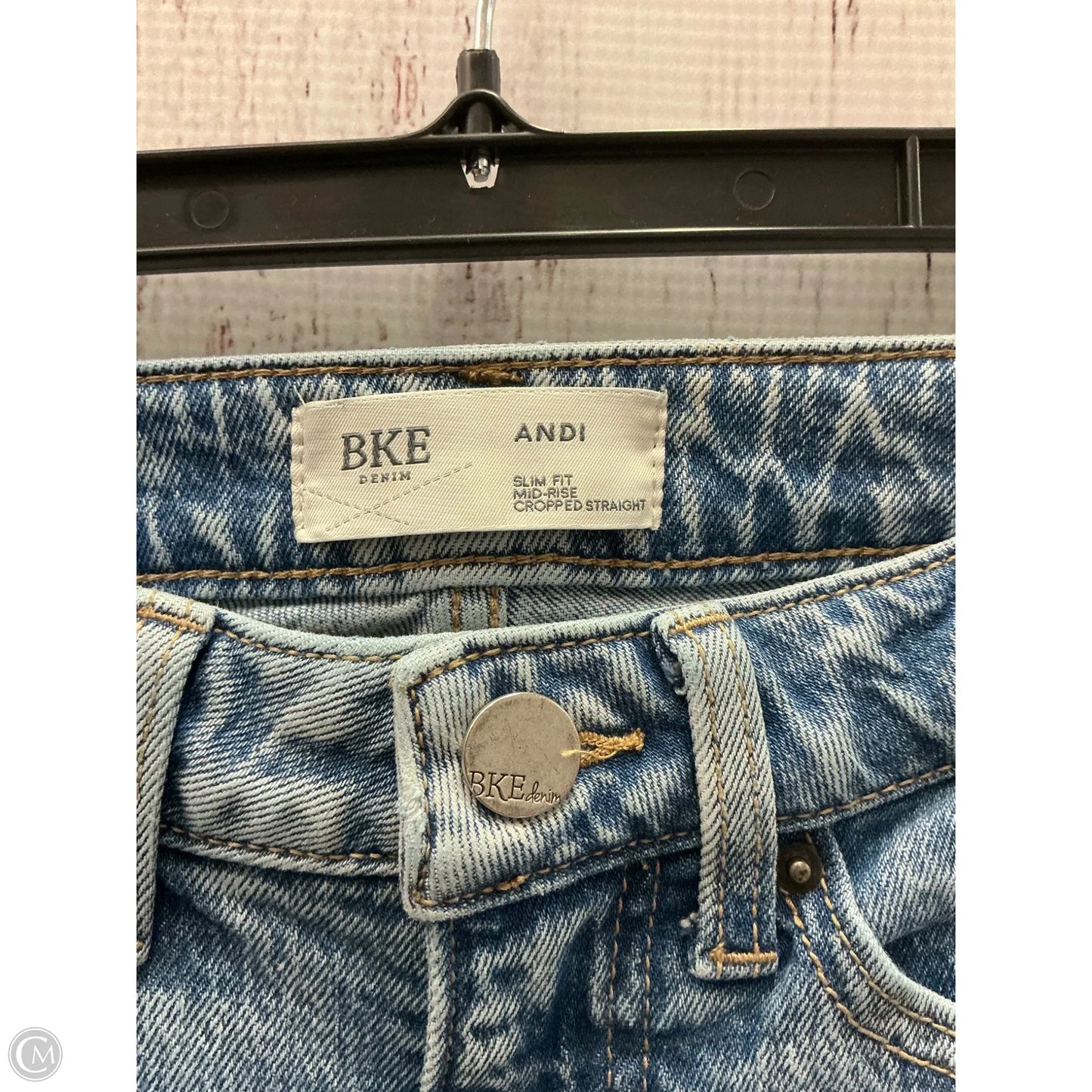 Jeans Straight By Bke In Blue, Size: 2