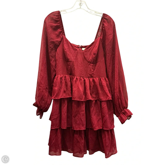 Dress Casual Short By Altard State In Red, Size: L
