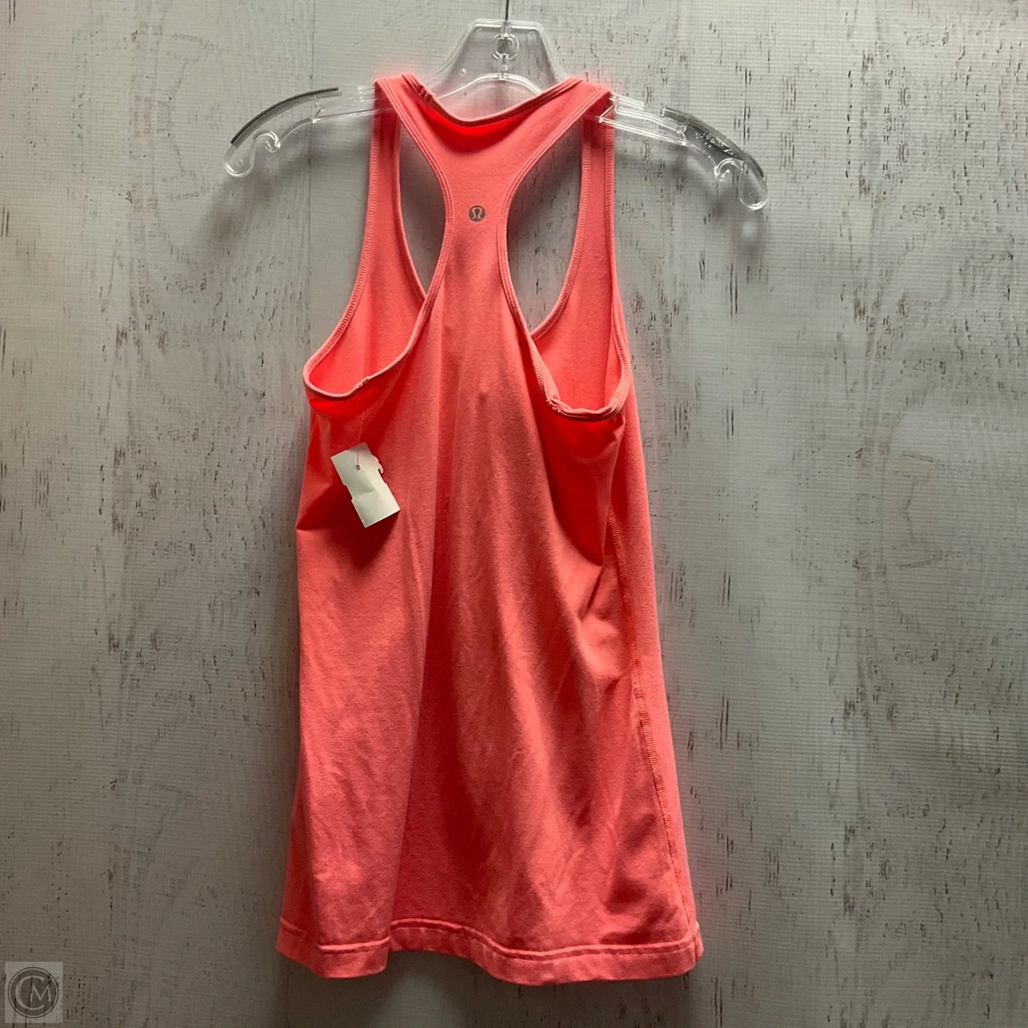 Athletic Tank Top By Lululemon In Orange, Size: 6