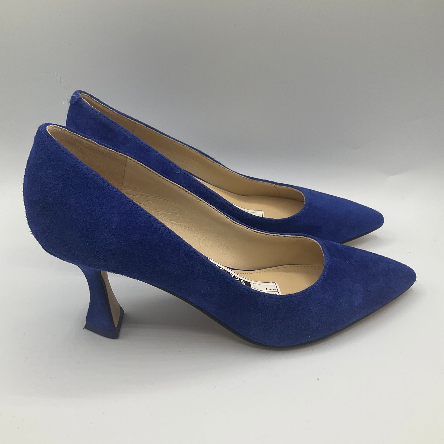 Shoes Heels Kitten By Nine West In Blue, Size: 7