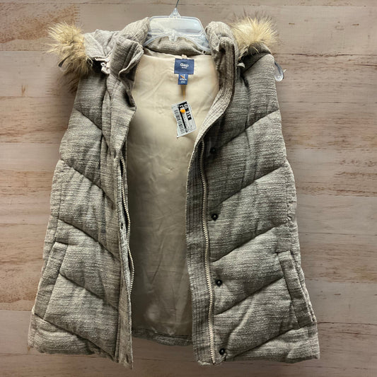 Vest Puffer & Quilted By Gap In Taupe, Size: M