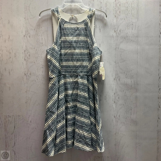 Dress Casual Midi By Altard State In Blue & White, Size: L