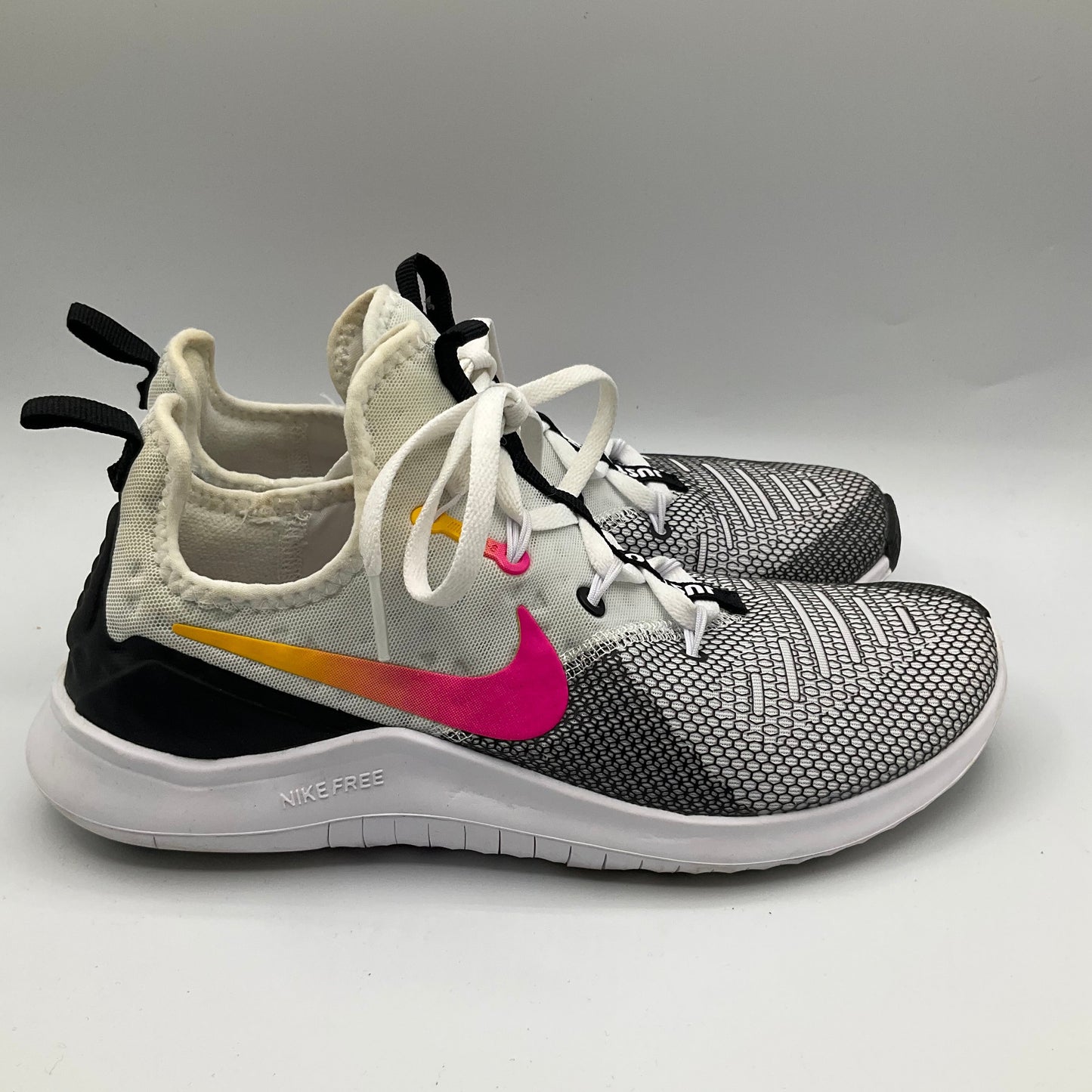 Shoes Athletic By Nike In Pink & White, Size: 7