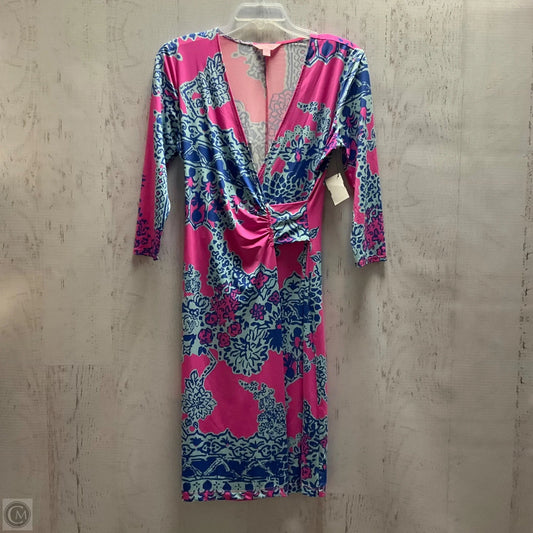Dress Casual Short By Lilly Pulitzer In Floral Print, Size: S