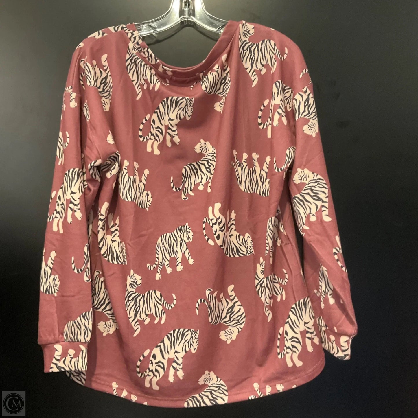 Top Long Sleeve By Clothes Mentor In Pink, Size: L