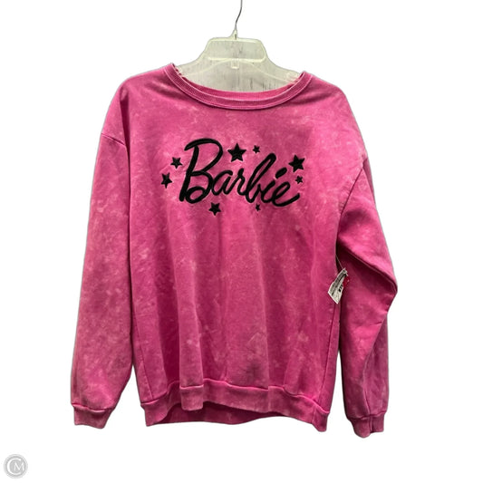 Sweatshirt Crewneck By Clothes Mentor In Pink, Size: M