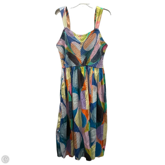 Dress Casual Midi By Nic + Zoe In Multi-colored, Size: Xl