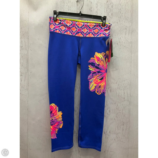 Athletic Leggings Capris By Lilly Pulitzer In Blue, Size: S