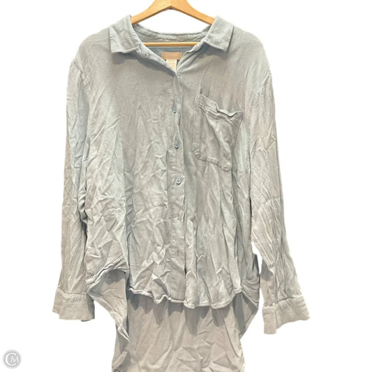 Top Long Sleeve By Altard State In Blue, Size: L