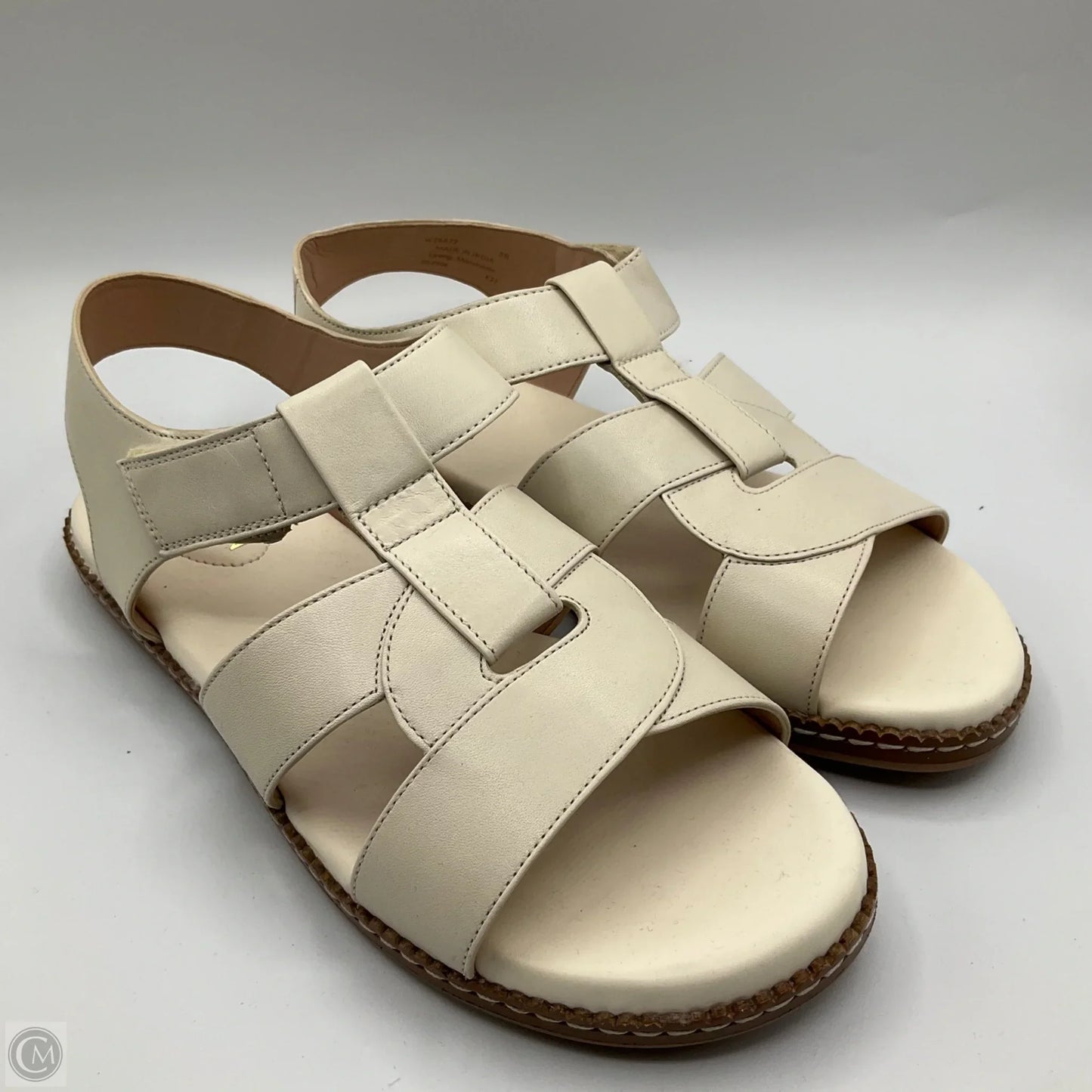 Sandals Flats By Cole-haan In Cream, Size: 8