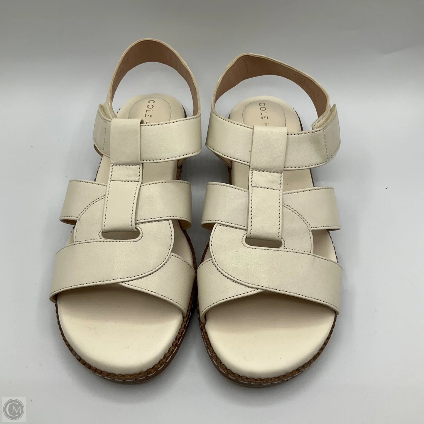 Sandals Flats By Cole-haan In Cream, Size: 8