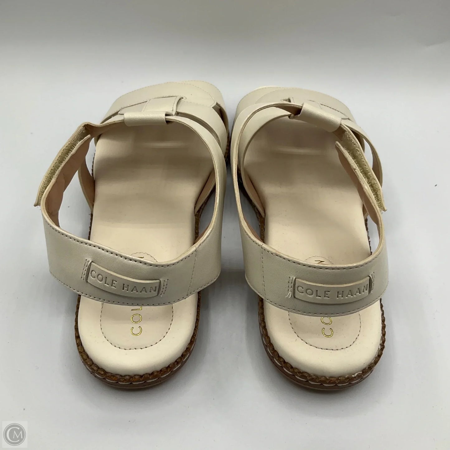 Sandals Flats By Cole-haan In Cream, Size: 8