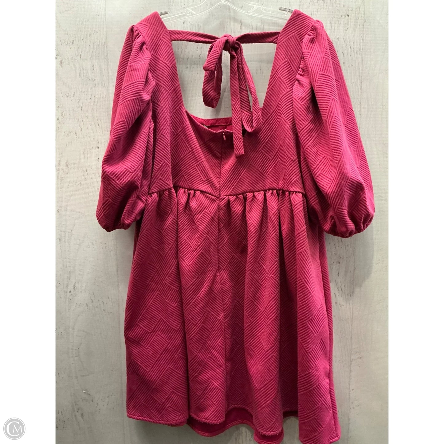 Dress Casual Short By Altard State In Pink, Size: 2x