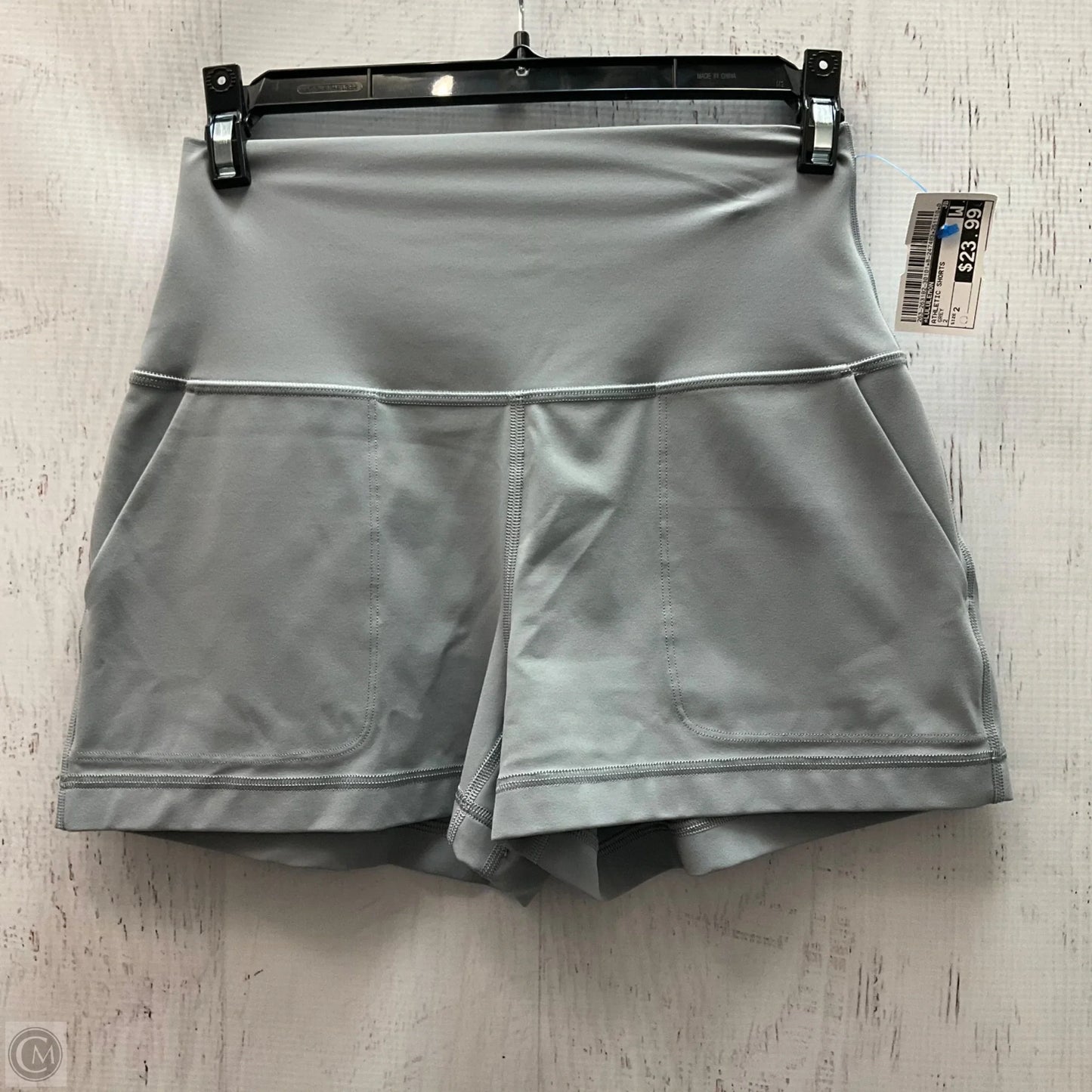 Athletic Shorts By Lululemon In Grey, Size: 2