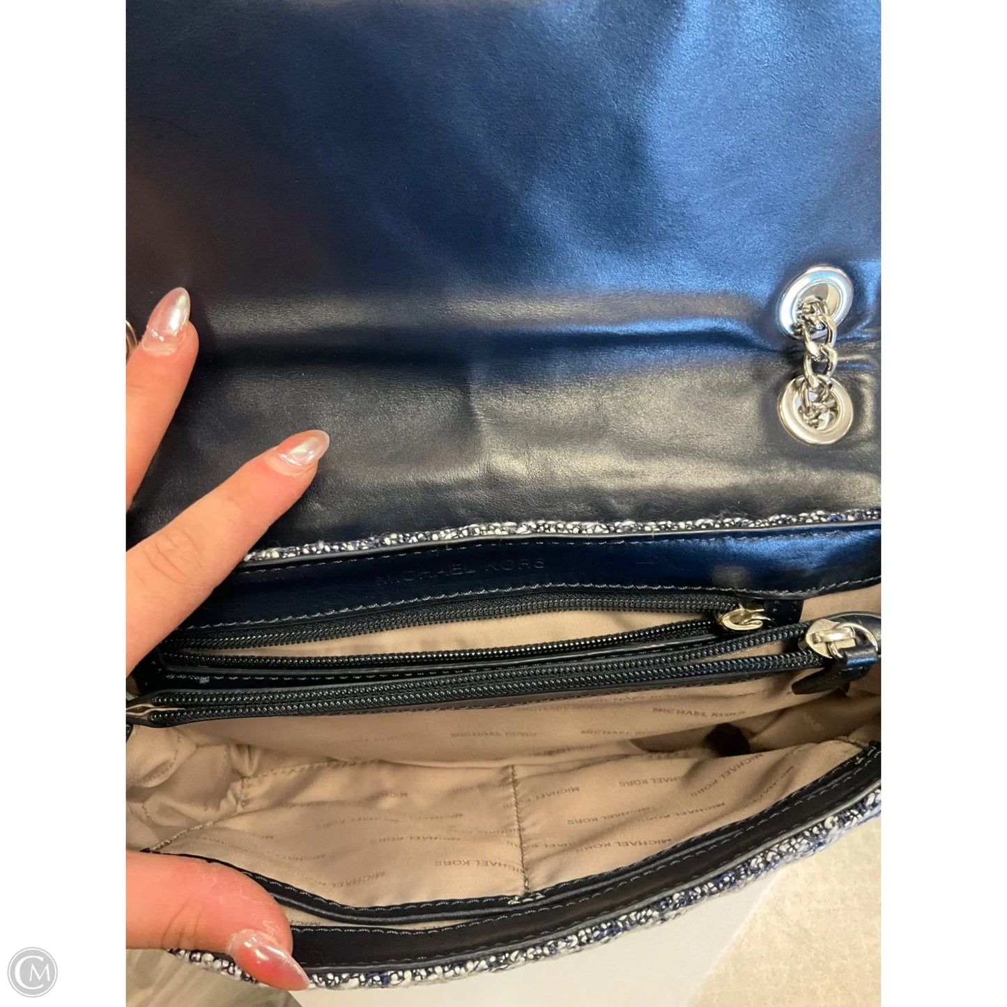 Crossbody Designer By Michael Kors, Size: Medium