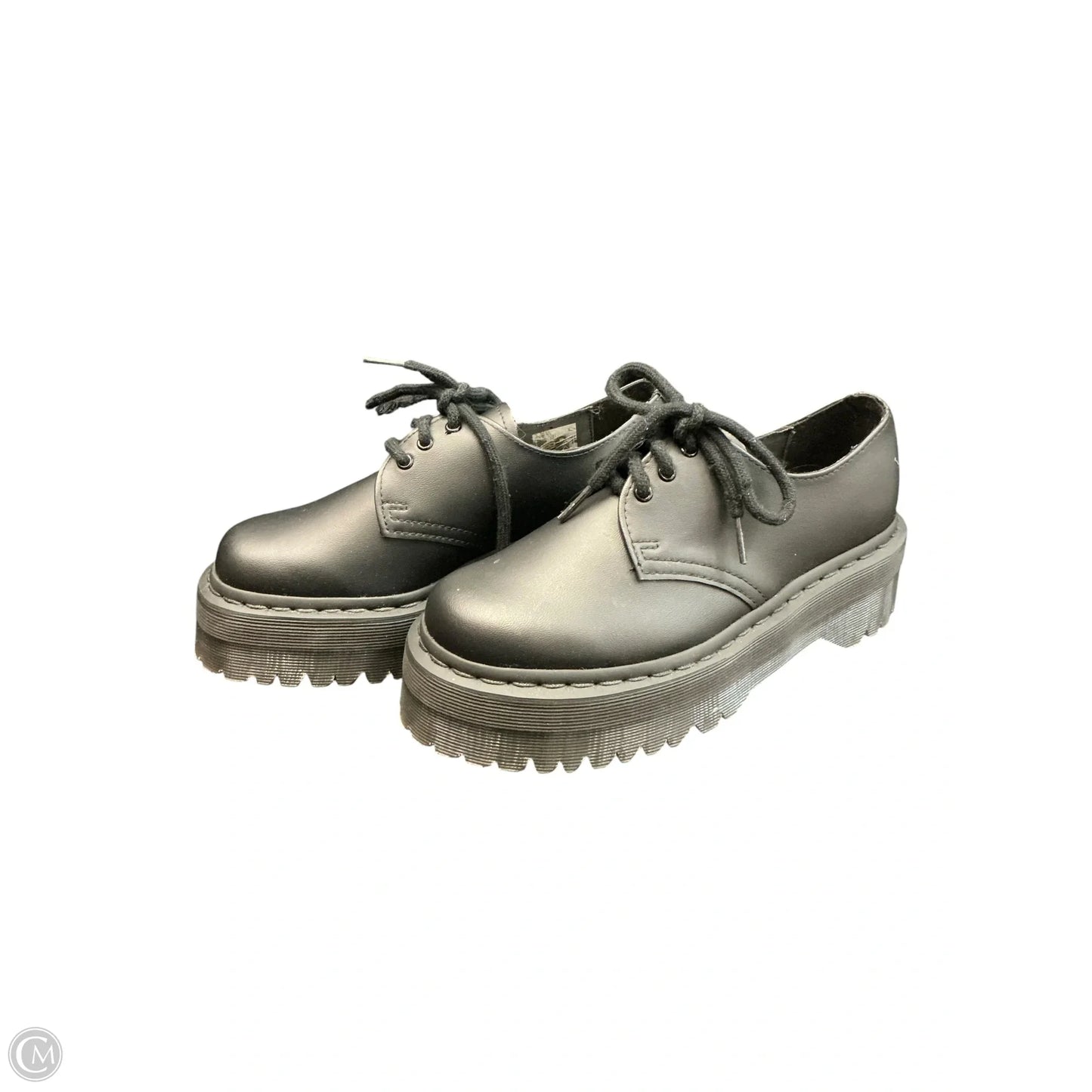 Shoes Heels Platform By Dr Martens In Black, Size: 6