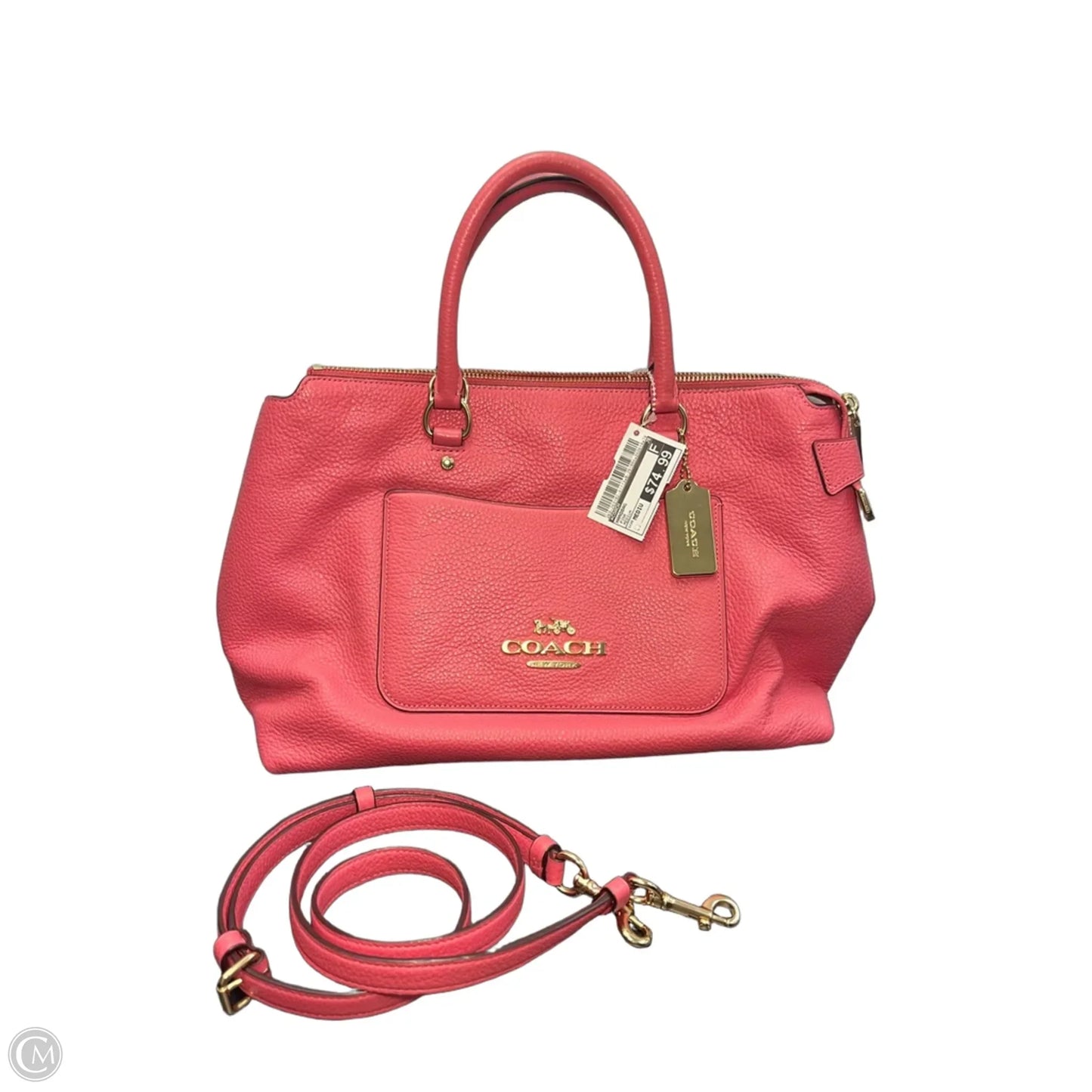 Handbag By Coach, Size: Medium